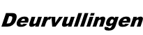 Deurvullingen